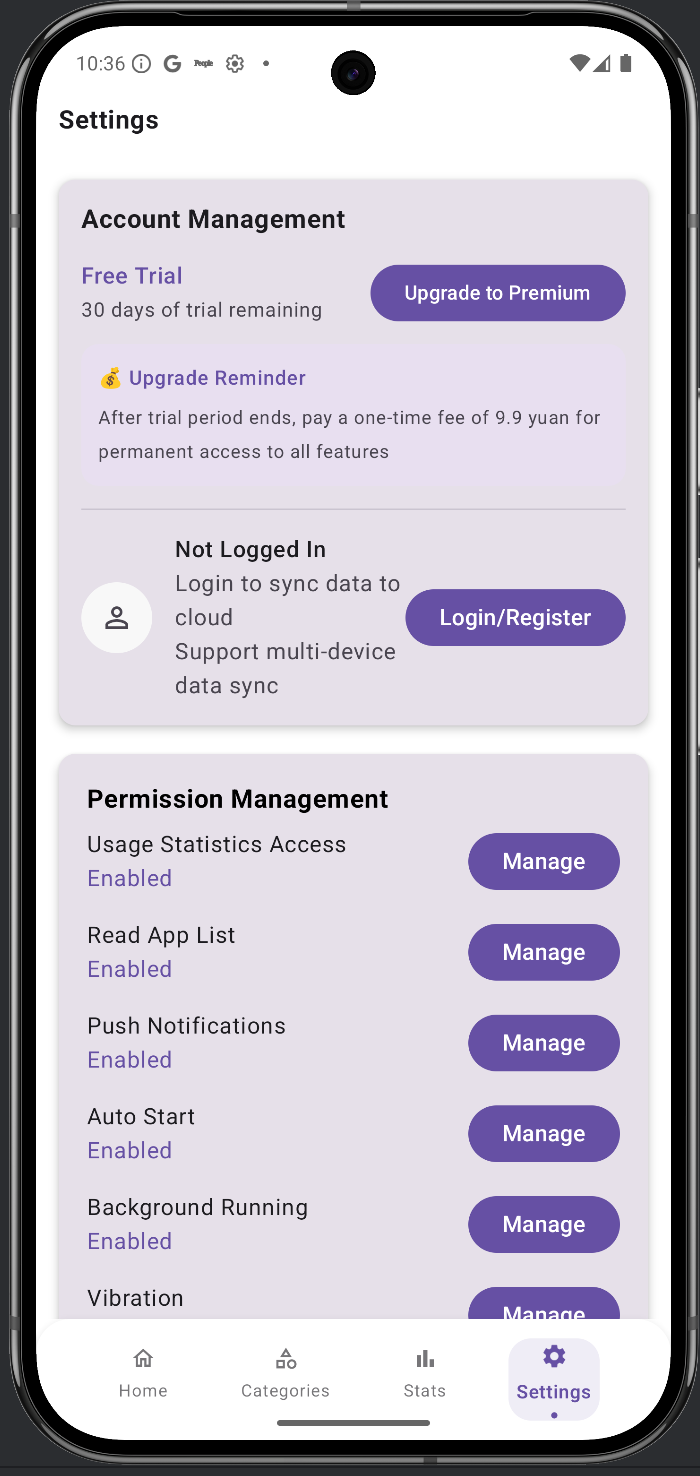 OffTimes App Screenshot 6